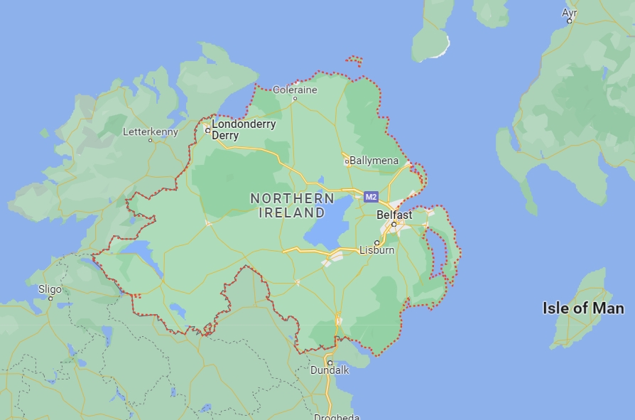 Bản đồ Bắc Ailen