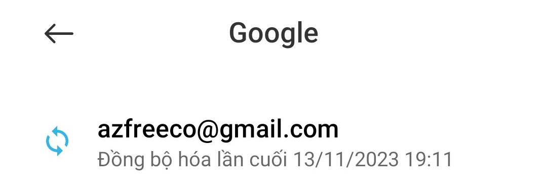 Xóa Gmail trên điện thoại hệ điều hành Android