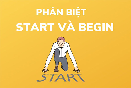 Phân biệt, cách sử dụng từ Start vs Begin