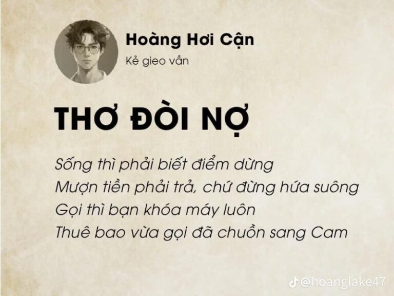 Thơ đòi nợ